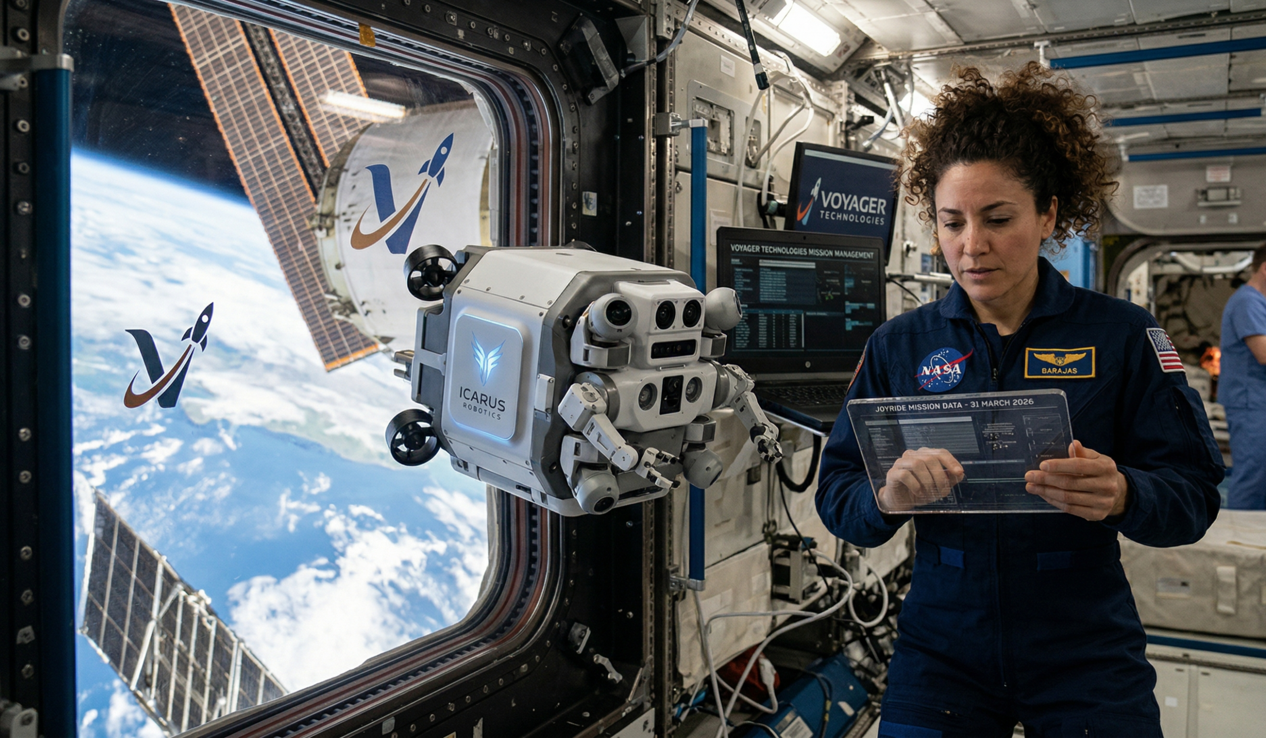 Robots Set to Work Freely in Space as Voyager Backs New ISS Mission