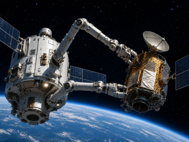 Robot Mechanic Heads to Space to Extend the Life of Aging Satellites